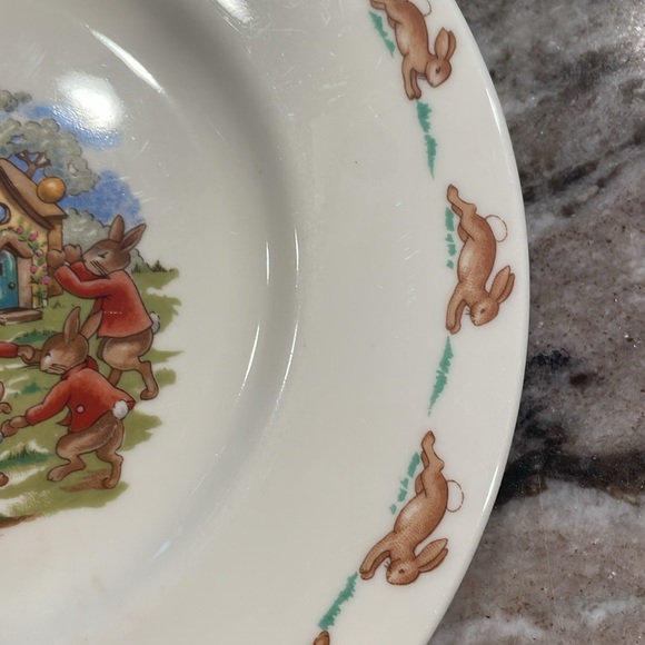 Royal Doulton Bunnykin English Fine Bone China plate - Picture 3 of 6